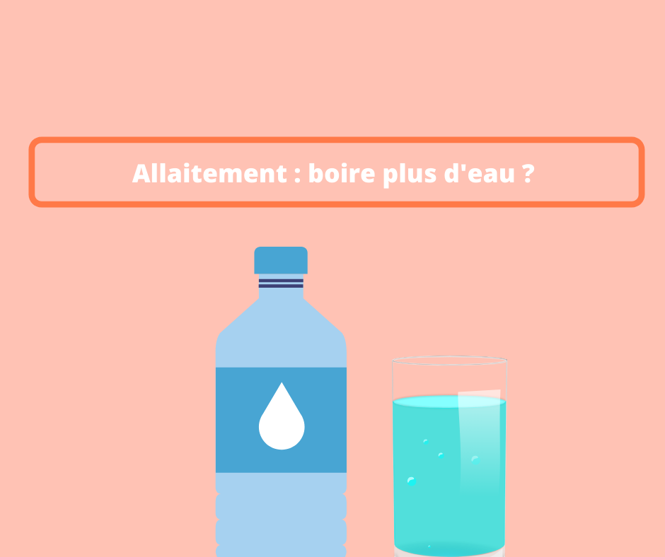 Allaitement : doit-on prendre plus d'eau lorsque l'on allaite. 