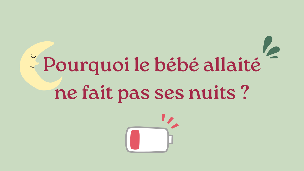 Est-ce que les bébés allaités dorment moins bien ?