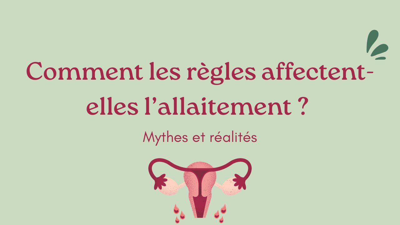 Menstruation et allaitement :