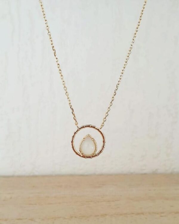 collier goutte d'or vero allaite boutique